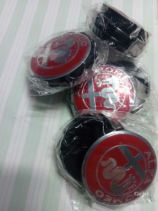 Emblemas em alumínio Alfa Romeo