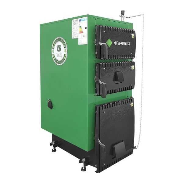 Kocioł zasypowy 18 kW 5 klasa ecodesign na węgiel drewno 130-180m2
