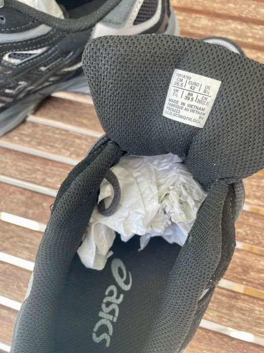 Asics Running/Sport Preto e Cinza – Novas com Caixa