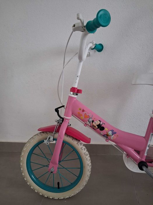 Bicicleta Criança 12 polegadas Minnie Mouse 5/6 anos