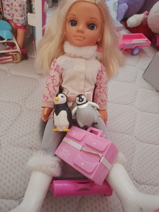 Nancy veterinária e trenó