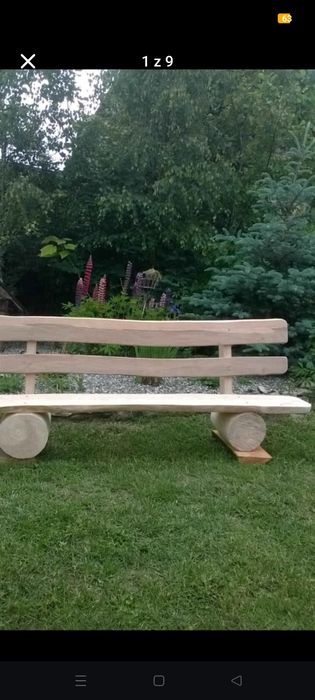 Piękne ławki biesiadne - ogród, działka, altana