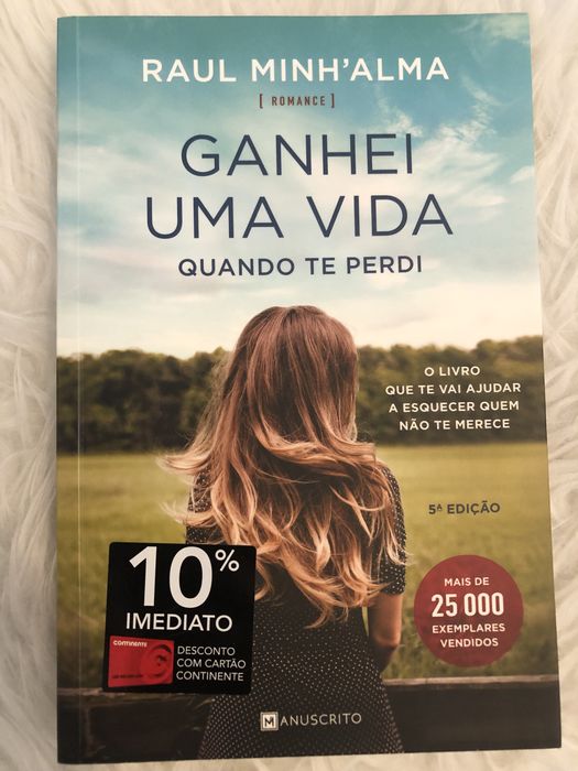 Livro "Ganhei uma Vida Quando te Perdi", de Raul Minh'alma
