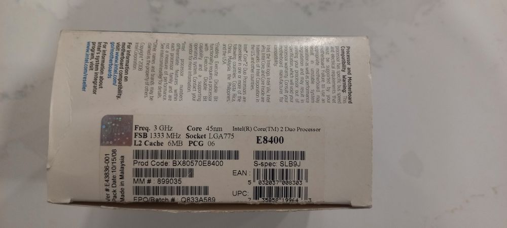 Processador Core2Duo E8400 + Cooler