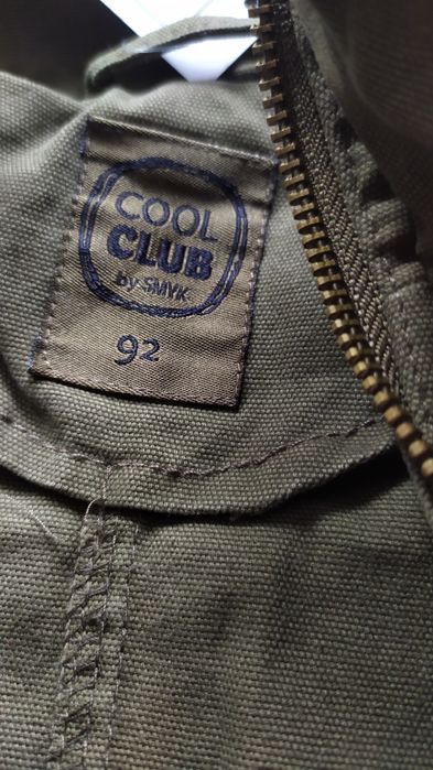 Parka kurtka zielona moro smyk nowa 92 cool club