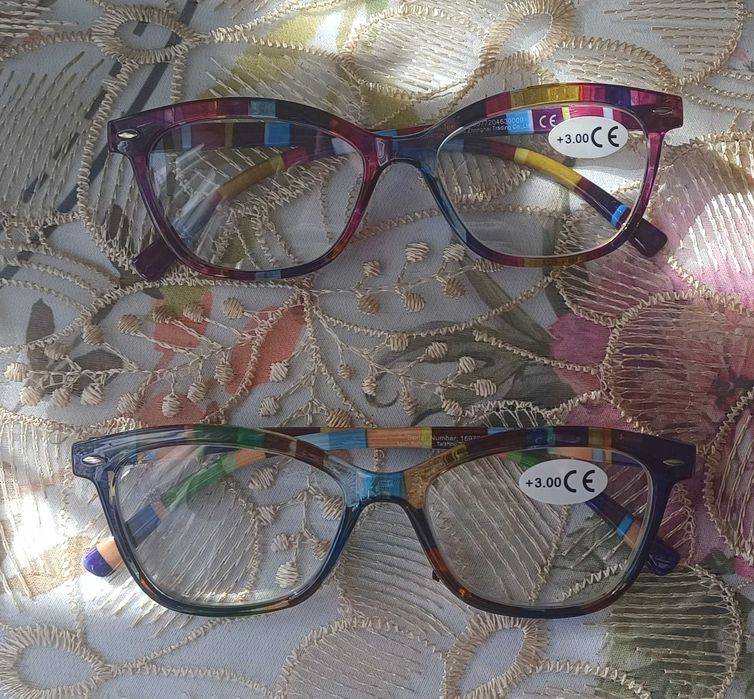 Sliczne nowe okulary do czytania +3