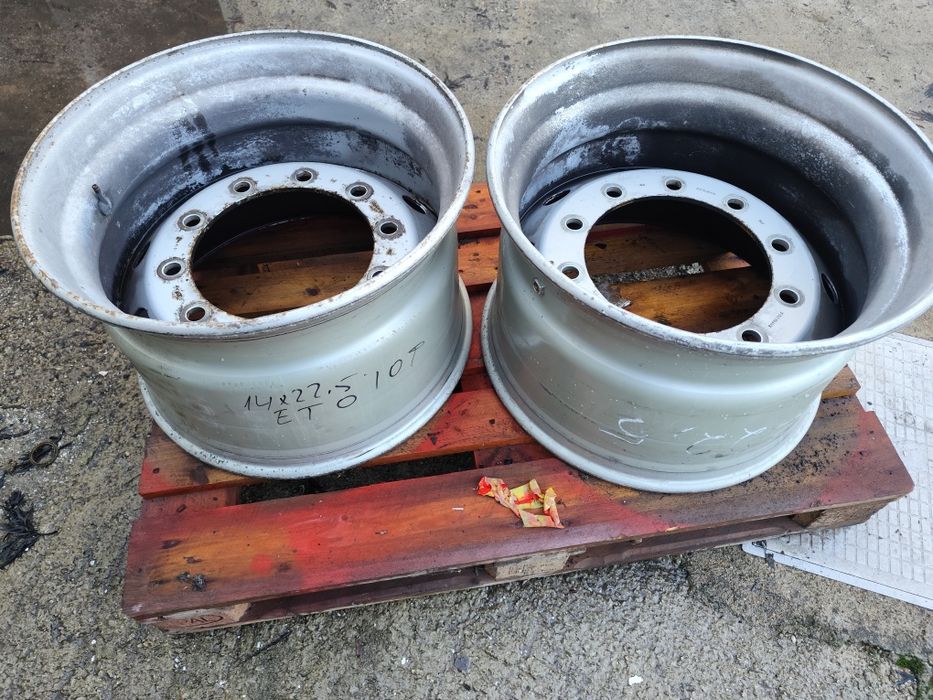 Jantes semi reboque 14.00x22.5 e 13.00x22.5