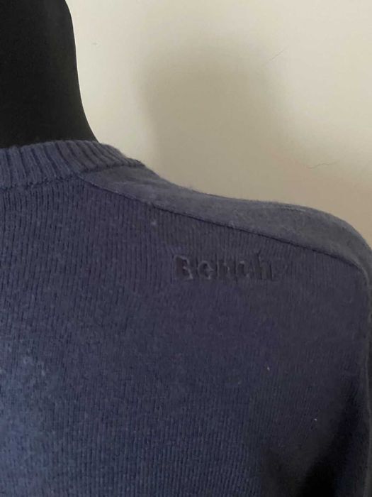 Bench męski sweter wełna kaszmir r. M