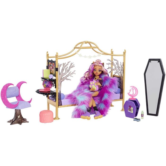 Ігровий набір Monster High Моторошна кімната Клодін HHK64 Монстер Хай