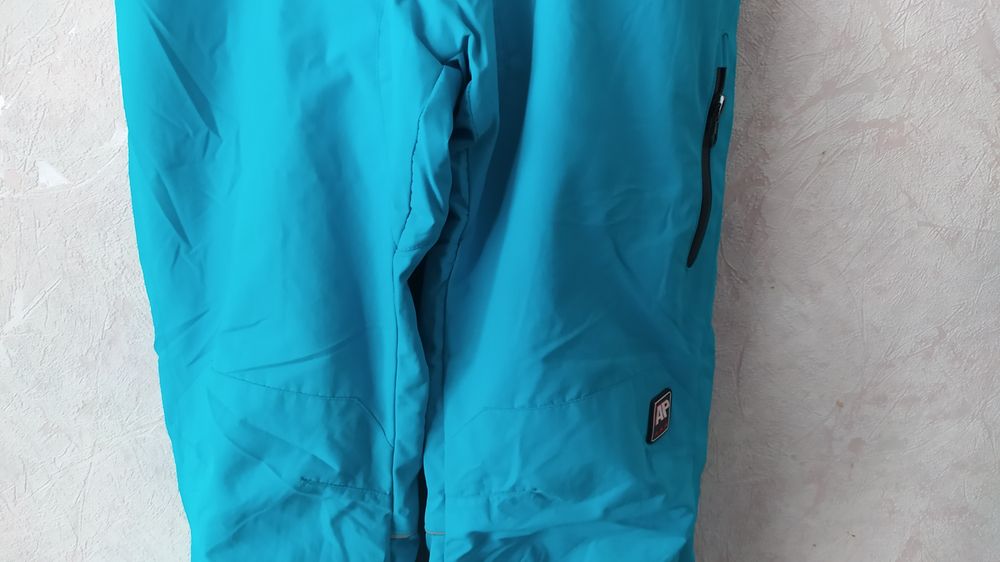 Штаны горнолыжные лыжные с подтяжками оригинал бирюза American project