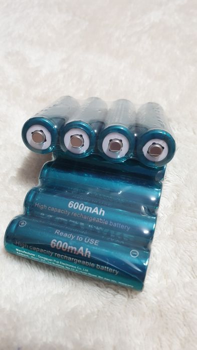 Акумулятори Koshare AA 600mAh, AAA 300mAh.