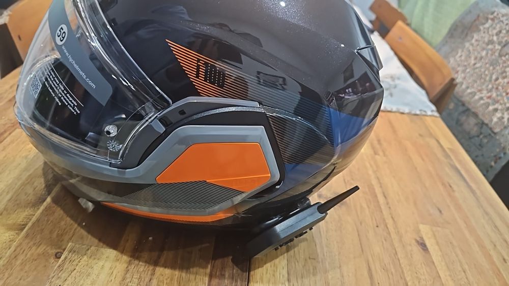 Capacete ihjc i100 com intercomunicador novo