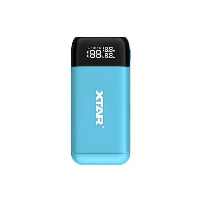 Ładowarka Xtar PB2S Blue i 2 Akumulatory Samsung 18650