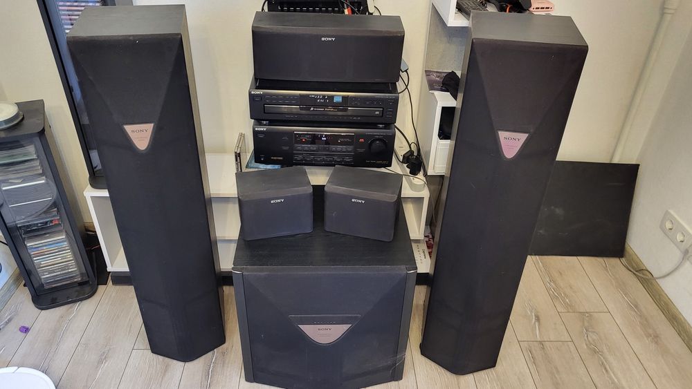 Домашній кінотеатр SONY ProLogic 5.1 + CD-програвач + акустика