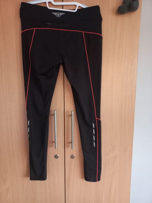 Leginsy sportowe do biegania fitness M