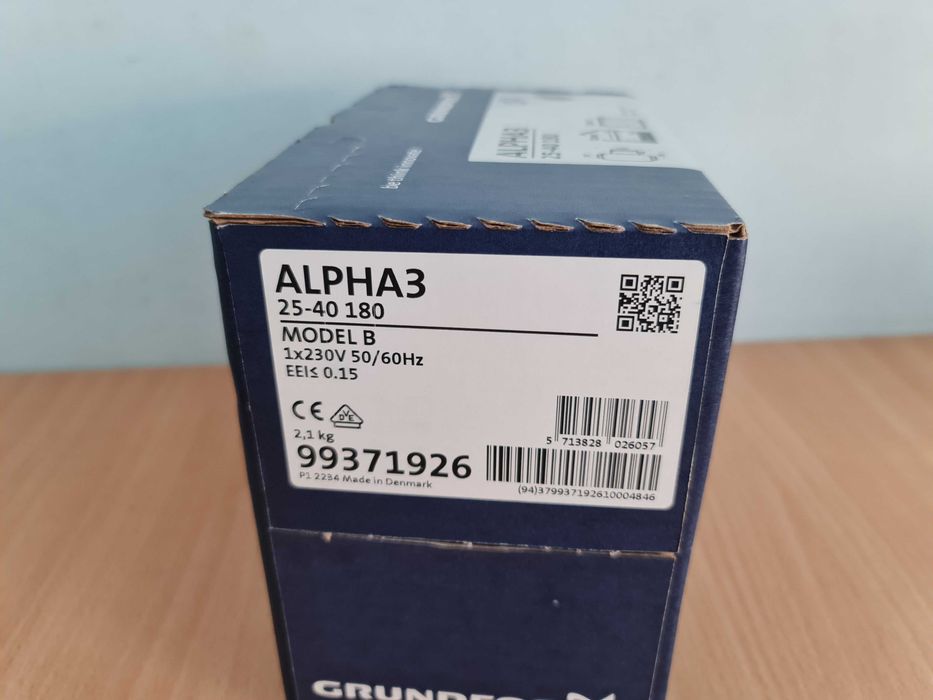 Новый. Насос циркуляционный Grundfos Alpha3 25-40 180 Bluetooth