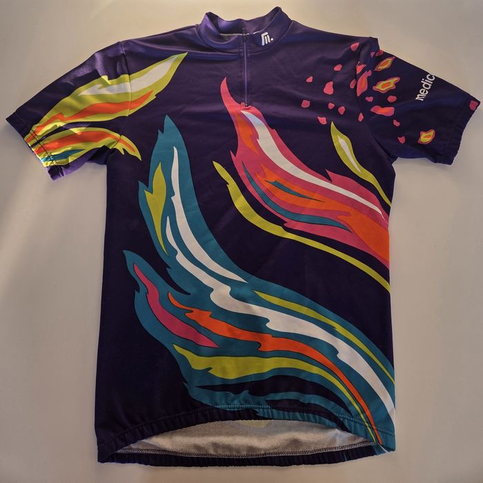 Koszulka na rower retro vintage M psychodelic LSD