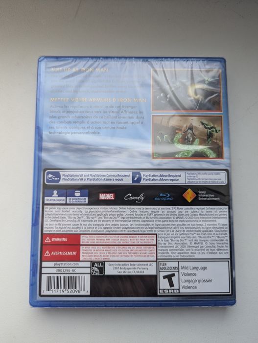 Iron Man PSVR Железный Человек ігри игры диски на PS4 PS5