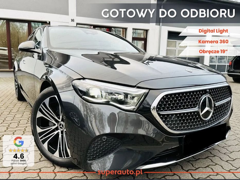 Mercedes-Benz Klasa E Pakiet AVANTGARDE Advanced Plus + Digital Light + Kamera 360