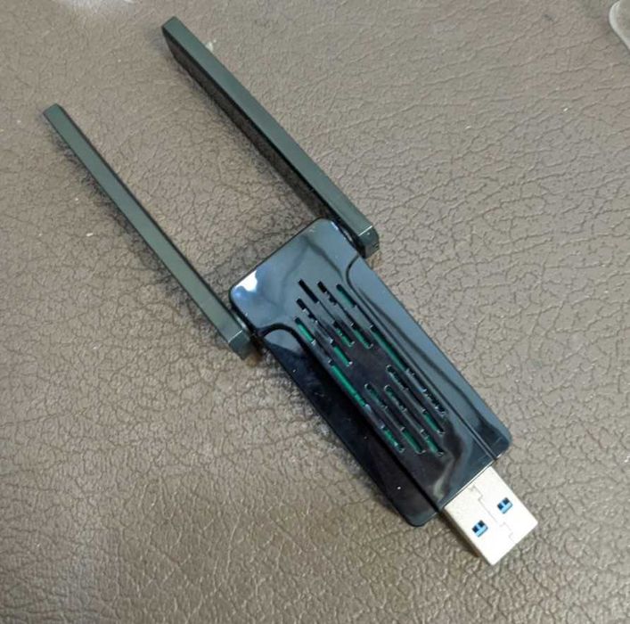 Двухдиапазонный USB WiFi 5 адаптер Dual Band 2.4G/5G с двумя антеннами