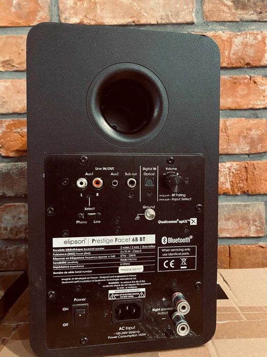 ELIPSON PRESTIGE FACET 6B BT - kolumny bluetooth, głośniki aktywne