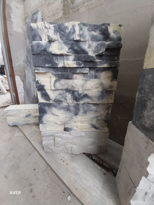 Готовые наборные столбы,декорированный забор,искуст. мрамор,парапеы