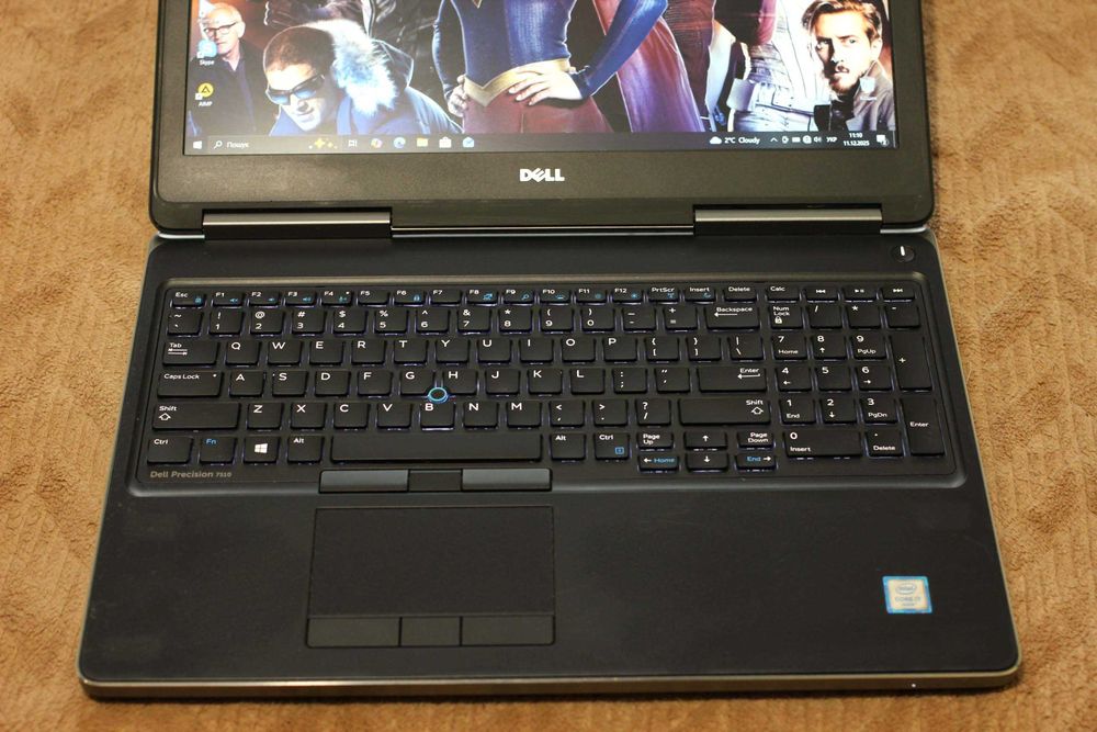 DELL7510/Core i7-6820HQ/NvidiaQuadroM1000M 2GB/16GB/SSD256/АКБ4ч/15FHD