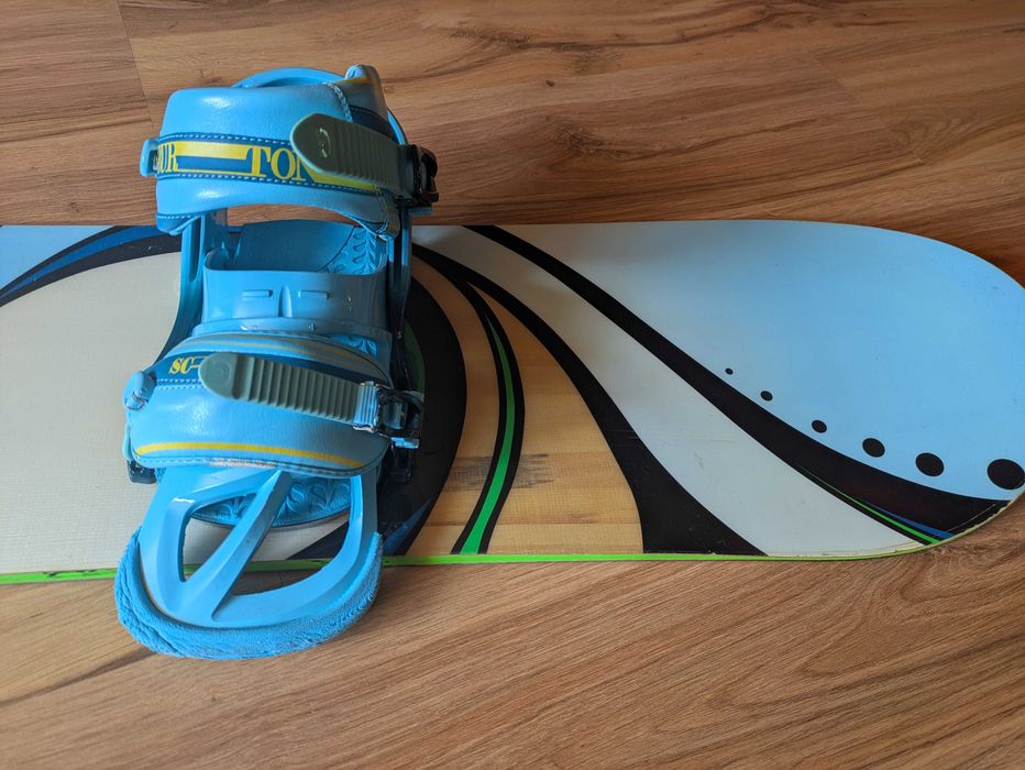 Deska snowboardowa Roxy + wiązania Burton