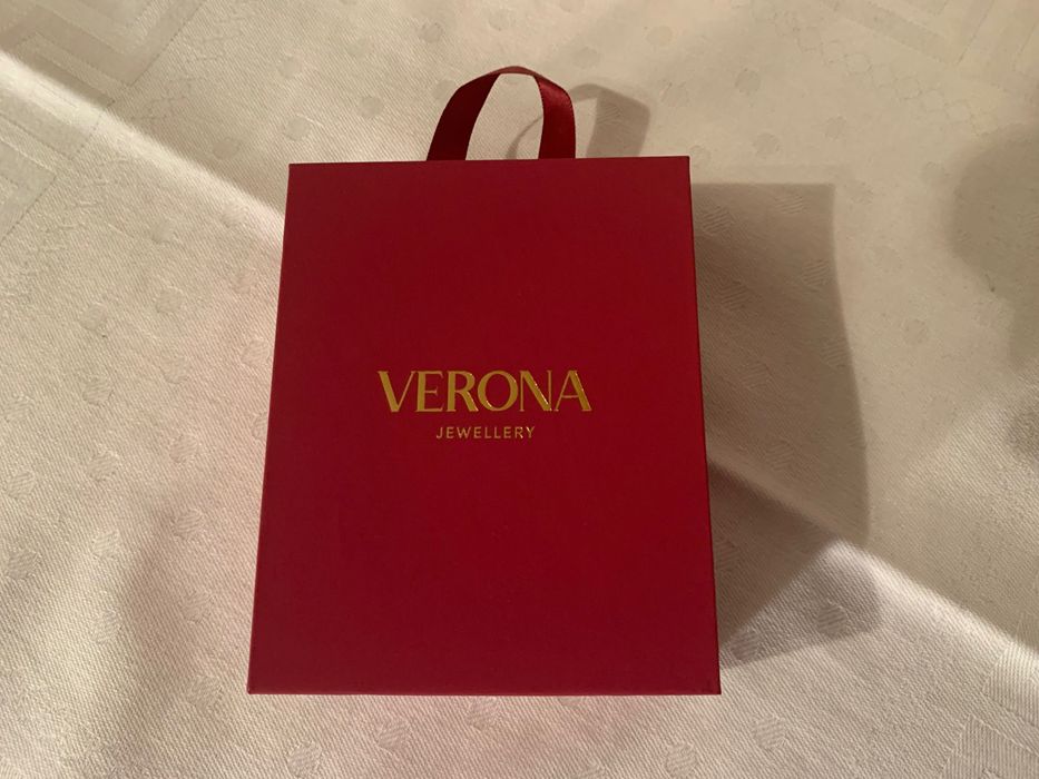 Bransoletka damska VERONA srebro pozłacane 19cm