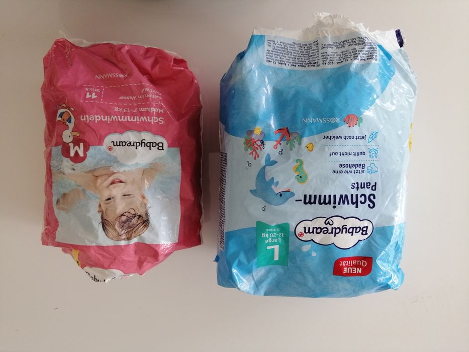Pieluchy do pływania Rossmann Babydream M i L