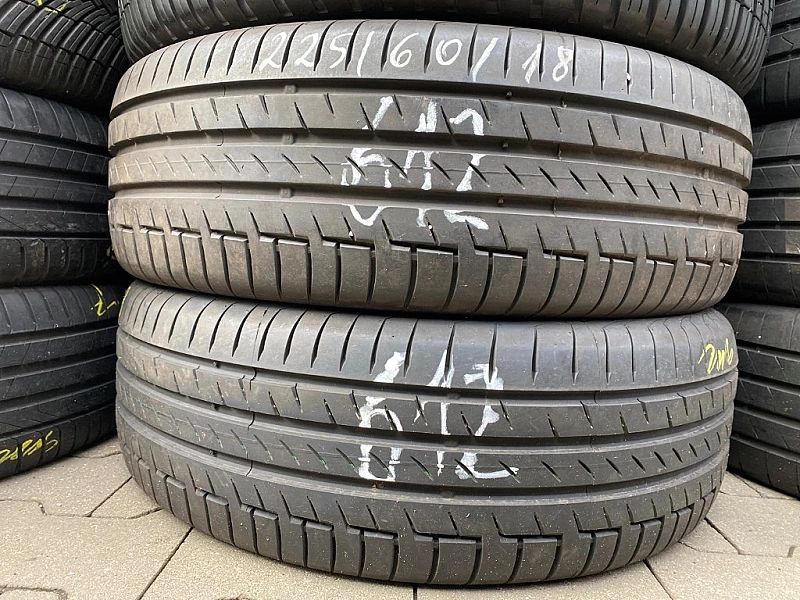 225/60/18 Continental Premium 6_6,5mm_2szt_(612)