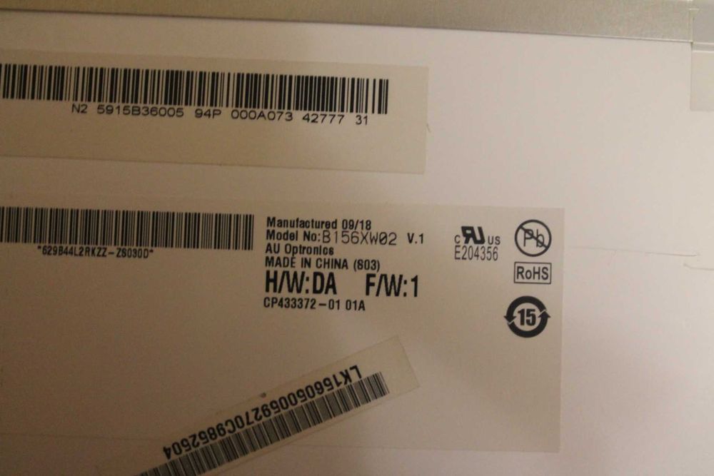 Матрица 15.6 (B156XW02 V.1)