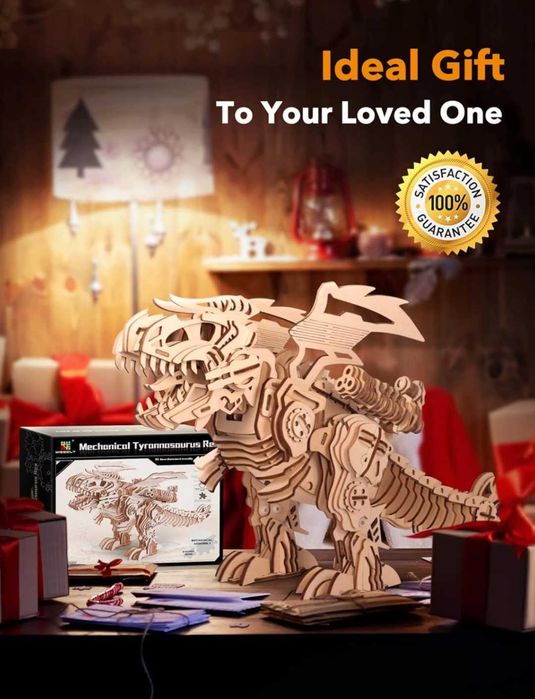 T-rex dinossauro de montar anda e faz barulho