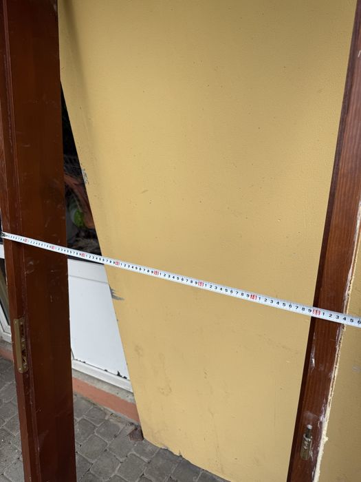 Двері деревяні  з коробкою б/у