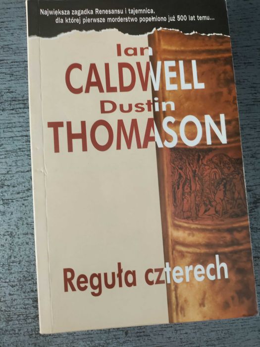 Książka, Reguła czterech, Ian Caldwell, Dustin Thomason