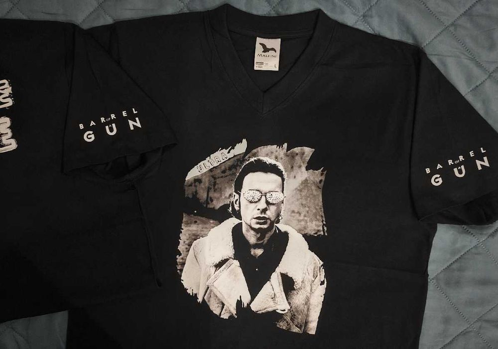 T-shirt V-neck. Depeche Mode, Barrel of a Gun. ULTRA. Roz: XL