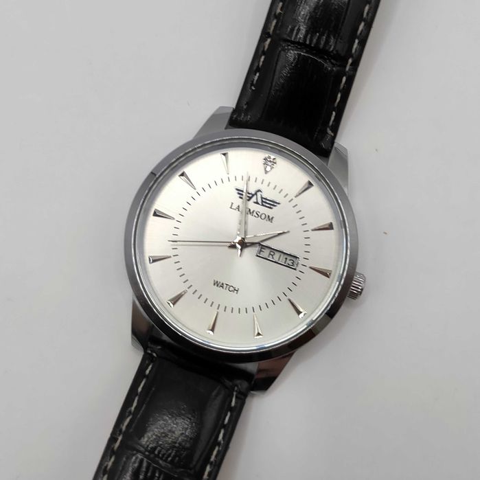 Zegarek męski Lanmsom skórzany pasek