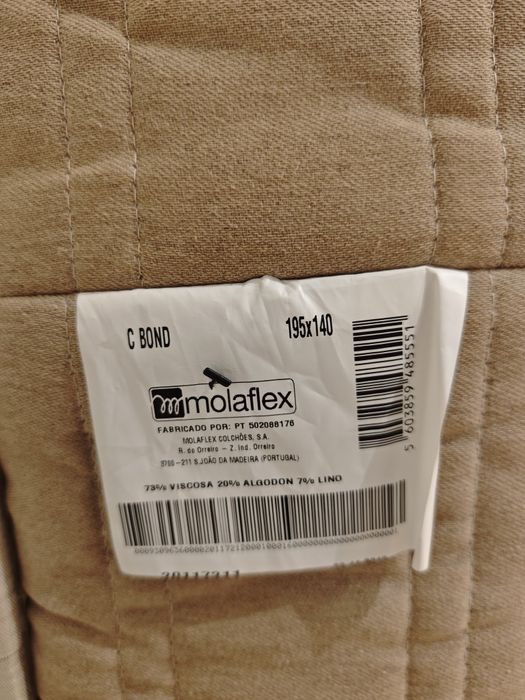 Colchão Molaflex 140x195 cm | Viscoelástico | Excelente Conforto