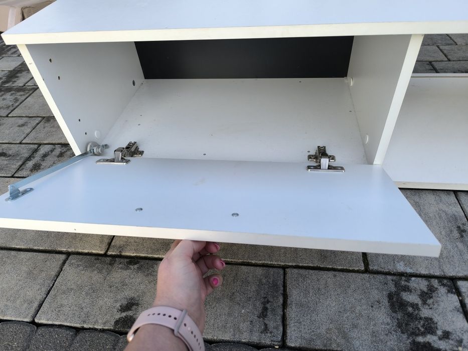 Szafka biała komoda RTV 175 x 30 x 40