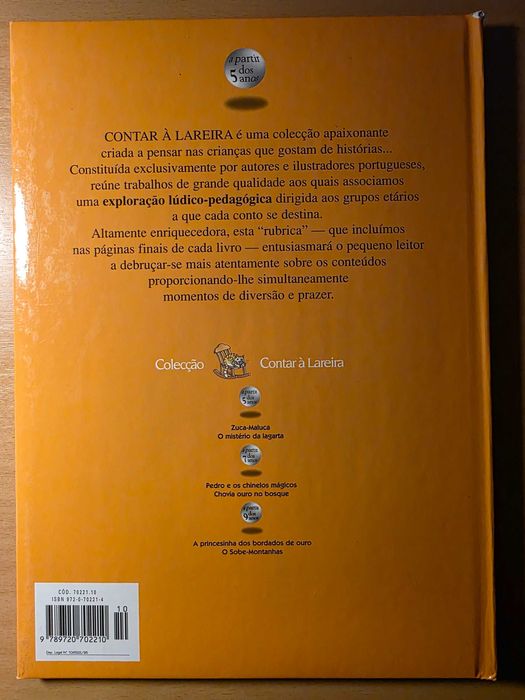 Livro infantil "O Mistério da Lagarta" de José Francisco Rica