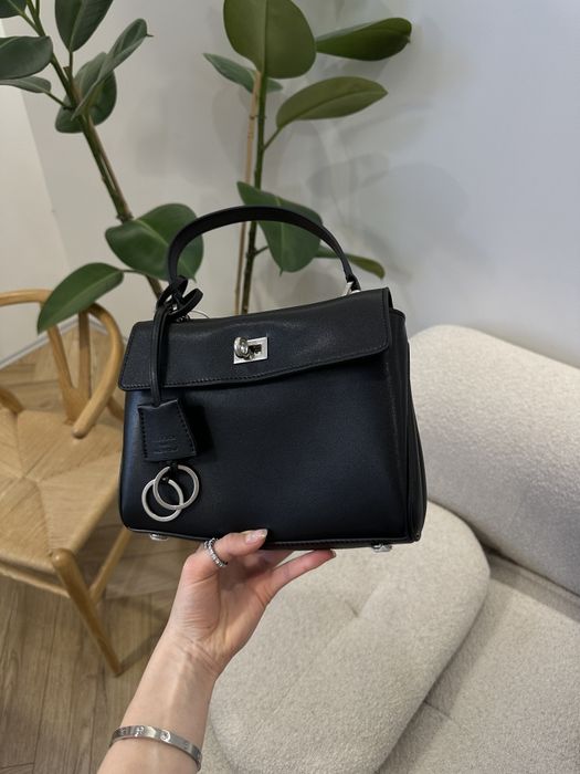 Сумка жіноча Balenciaga Rodeo Mini Black/Silver