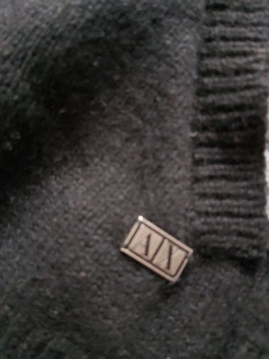 Sweter Armani exchange L wełna kaszmir