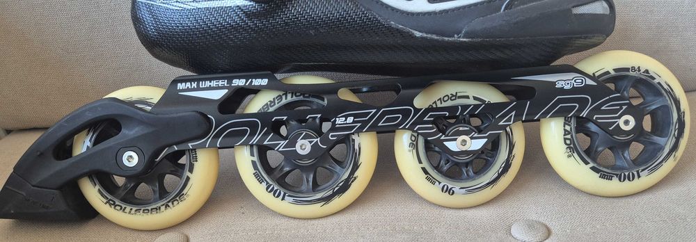 Rollerblade Tempest 100, EU 44.5 (29.0cm), SG9 100mm flagowe rolki