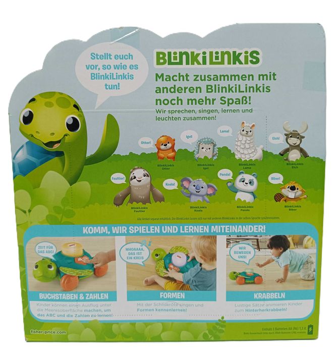 Fisher Price Linkimals interaktywny Żółw Morski do raczkowania