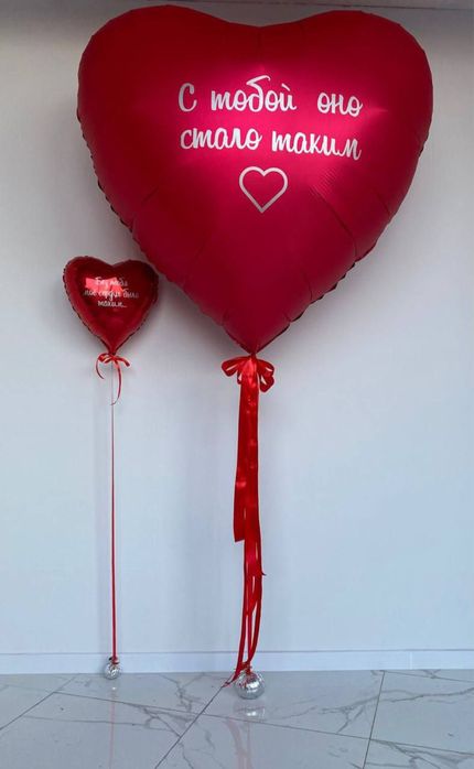 Декор та оформлення ресторанів та салонов до 14 лютого. Гелієві кульки