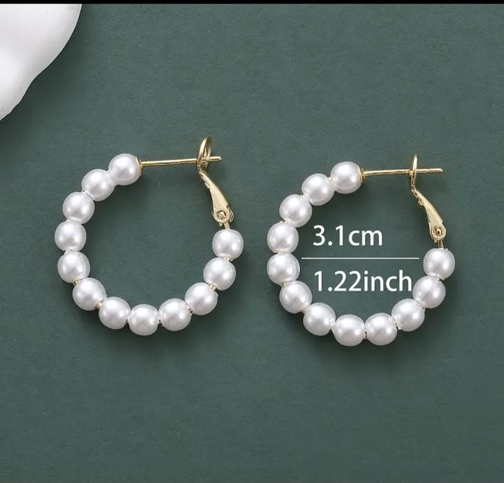 Серьги-кольца стильные легкие