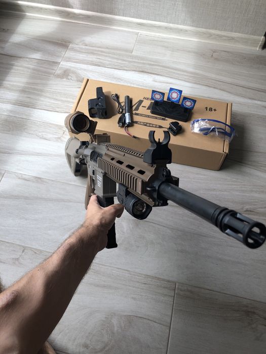 Профессиональный игрушечнй автомат на орбизах ,гель бластер Орбиган