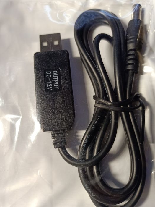 Перехідник USB - DC 12V для живлення роутера