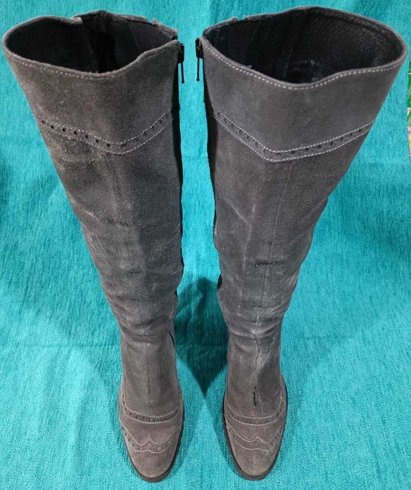 Botas em Camurça - Cinzentas - BARATÍSSIMAS