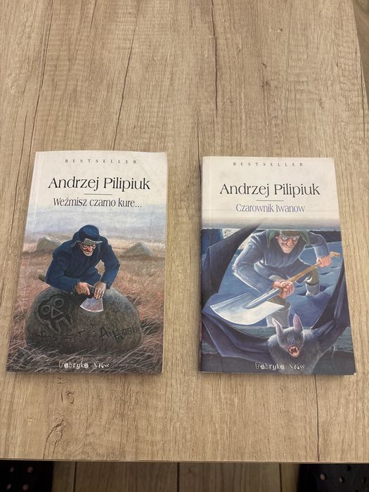 Książka A. Pilipiuk weźmisz czarno kure, czarownik Iwanow